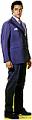 Elvis Blue Jacket (Talking) - Elvis Cardboard Cutout Standup Prop