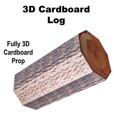 3D Cardboard Log