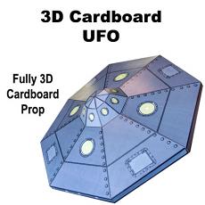 3D Cardboard UFO