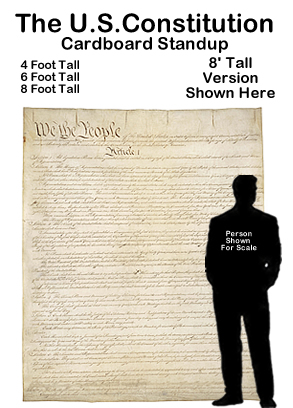  United States Constitution Cardboard Cutout Standup Prop