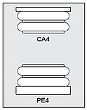 CA4-PE4 - Architectural Foam Shape - Capital & Pedestal