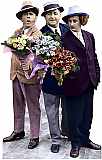 Three Stooges Flowers - The Three Stooges Cardboard Cutout Standup Prop
