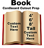 Book Cardboard Cutout Standup Prop