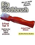 Big Toothbrush Foam Display Prop