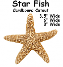 Star Fish Cardboard Cutout Standup Prop