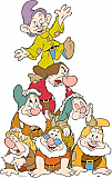 Seven Dwarfs - Disney Classics Cardboard Cutout Standup Prop