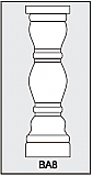 BA8 - Architectural Foam Shape - Baluster