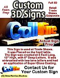 Custom 3D Display Signs