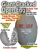 Cracked Egg Foam Prop