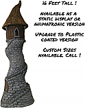  Grimm Granite Witch Tower Foam Animatronic Halloween Prop