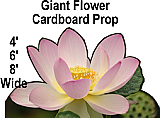 Giant Flower Cardboard Cutout Standup Prop