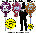 Tootsie Roll Pops Cardboard Cutout Standup Prop - Self Standing - Set of 3