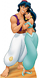 Aladdin and Jasmine - Disney Classics Cardboard Cutout Standup Prop